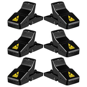 6pcs Rat Trap; Large Mouse Traps; Mouse Traps Indoor For Home; Reusable Rat Trap Outdoor Rodent Trap For Pest Control Powerful Traps For The House