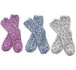 3 Pair Womens Multicolor Thick Cozy Fuzzy Slipper Socks for Womens Indoor Outdoor Warm
