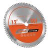 Circular Saw Blade, 12 inch Diameter, 80 Sharp Alloy Teeth, 1 inch Arbor, Fine Finish, Wood Cutting Blade for Circular Saw