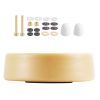 Toilet Wax Ring Kit, 1.6-Inch Extra Thick Wax Ring for Toilet Bowls with Rust-Resistant Brass Bolts, Caps and Washers