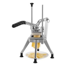 French Fry Cutter, 3/8" Blade Commercial Vegetable Chopper, Lever-Action Vegetable Dicer with Ergonomic Handle