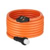 50 Amp Generator Cord, 30 Feet, 125/250V RV Power Cord NEMA 14-50P to SS2-50R with Twist Lock, Grip Handle, Heavy Duty 6AWG/3 + 8AWG/1 Generator Cable