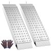 Aluminum Trailer Ramps, 2PCS 39 x 12 in, Heavy-Duty ATV Ramp Set with Anti-Slip Plates, 3000LBS Combined Capacity Loading Ramps for Motorcycles