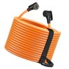 30 Amp 100 Feet RV Extension Cord, 125V 2500W, Heavy Duty 10/3 Gauge STW RV Power Cord, NEMA TT-30P to NEMA TT-30R, with Power Indicator