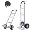 Hand Truck, 500 lbs Load Capacity, Heavy-Duty Hand Truck Dolly with Non-Slip Wheels & Handle