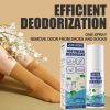 Portable Shoe & Sock Freshening Mist, Footwear Interior Stuffy Odor Relieving Spray, Travel-Size Sneaker Fabric Daily Refreshing Supplies