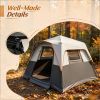 6-Person Outdoor Camping Tent Blackout Instant Cabin with Rainfly And Carrying Bag Easy Setup for Comfortable Camping Trips