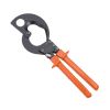 Ratcheting Cable Cutter, Spring Steel Blades with PVC-Coated Handles, Quick-Release Button