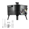 Wax Melter for Candle Making, 6.3 Qts, Fast and Even Heating, with Easy Pour Spout and Temperature Control, Grooved Base for Non-Stick and Smooth Flow