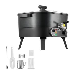 Wax Melter for Candle Making, 6.3 Qts, Fast and Even Heating, with Easy Pour Spout and Temperature Control, Grooved Base for Non-Stick and Smooth Flow