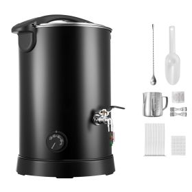 Wax Melter for Candle Making, 10.6 Qts, Fast and Even Heating, with Easy Pour Spout and Temperature Control, Hourglass Base for Non-Stick Smooth Flow