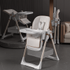 Adjustable Baby High Chair 0-6 Years – Portable Infant Feeding Seat with Safety Belt, Silent Lockable Wheels & Easy-Clean Design for Home, Dining