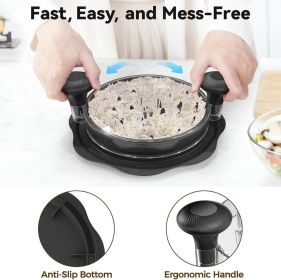 10" Pro Chicken Shredder Tool Twist Large for Kitchen, BPA-Free Food-Safe Meat Grinder