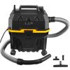 Wet Dry Vac, 4 Gallon, 5 Peak HP, 3 in 1 Shop Vacuum with Blowing Function Portable Attachments to Clean Floor, Upholstery, Gap, Car, ETL Listed
