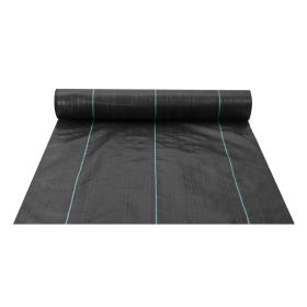 4FTx300FT Premium Heavy Duty Weed Barrier Landscape Fabric, 3.2OZ Woven Geotextile Fabric Under Gravel, High Permeability for Weed Blocker Weed Mat