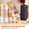 10 L Wax Melter for Candle Making, Extra Large Electric Wax Melting Pot, with Easy Pour Spout and 9-level Temp Control