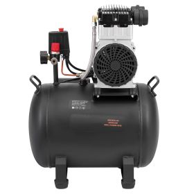 Air Compressor, 10 Gallon Steel Tank, 2HP 5.3 CFM@90 PSI Oil Free Air Compressor & Max. 125PSI Pressure, 78dB Ultra Quiet Portable Compressor