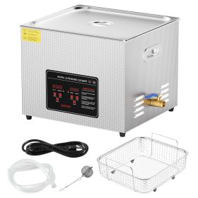 Ultrasonic Cleaner, 15L Professional 360W Cleaning Machine with Timer & Heater