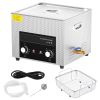 15L Ultrasonic Cleaner with Heater Timer & Basket, Professional Digital Sonic Cavitation Machine, 360W Cleaning Machine for Lab Tools, Metal Parts