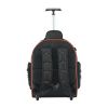 Rolling Tool Backpack, 110 lbs Load Capacity, 45 Pockets Heavy Duty Roller Tool Bag on Wheels, Adjustable Telescoping Handle & Stable Base