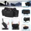 Universal Tactical Vehicle Back Seat Organizer with 3 Detachable Pouches