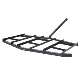 Drag Harrow, 84" Width Tow Behind Drag Harrow, Q235 Steel Driveway Grader with Adjustable Bars & Pin Hitch, Support up to 50 lbs