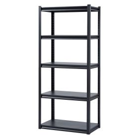Storage Shelves, 2000 lbs, 5 Tier Garage Storage Shelving, 18" D x 32" W x 72" H Adjustable Metal Shelves for Garage Shelves Utility Rack Shelf