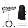 30 Notes Percussion Glockenspiel with Mallets Sticks Stand