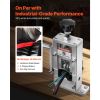 Manual Wire Stripping Machine, 0.06-1 in, Copper Stripper with Hand Crank or Drill Powered, 64Mn Quenched Blades, 45# Steel Rollers