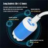 Portable Shower Outdoor dormitory bath artifact Electric Rechargeable Portable Camping Shower, simple car self-priming shower pet Shower, Blue