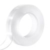 Double Sided Tape Heavy Duty, 16 ft Long Nano Mounting Tape, Strong Adhesive & Reusable, Clear Two Sided Wall Tape