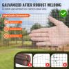 Hardware Cloth 1/4 inch 48 inch x 100 ft 23 Gauge Chicken Wire Fence, Hot-Dip Galvanized After Welding Metal Wire Mesh Roll