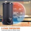 10 L Wax Melter for Candle Making, Extra Large Electric Wax Melting Pot, with Easy Pour Spout and 9-level Temp Control
