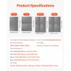 King Size Bunkie Board, 1.5 in Bed Board Slats with 200D Oxford Cloth, Wooden Mattress Support for King Size Bed, Easy Assembly Support under Mattress