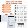 Sewing Machine, Portable Sewing Machine for Beginners with 38 Built-in Stitches & Reverse Sewing
