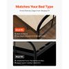 Twin Size Bunkie Board, 0.4 in Foldable Bed Board Slats with Connection, Wooden Mattress Support for Twin Size Bed, Support under Mattress Boards