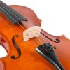 GV100 4/4 Acoustic Violin Case Bow Rosin Strings Tuner Shoulder Rest Natural