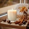 Candle Jars for Making Candles 15 Pcs, Empty Jars with Wood Lids for Candle Making Sample Container, Clear