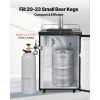CO2 Tank, 20 lbs New Aluminum Alloy Cylinder, CO2 Air Tank with Spray Coating, CGA320 Valve, Handle & Adjustable Pressure