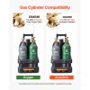 Oxygen Acetylene Torch Kit with Check Valves, Gas Welding Torch Kit, Portable Oxy Acetylene Brazing Set with 15FT Twin-Hose, 2 Welding Tips