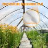 Greenhouse Film 8 x 25 ft, Greenhouse Polyethylene Film 6 Mil, Clear Greenhouse Plastic Greenhouse Plastic Film UV Resistant