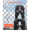 Crimping Tool, 3/64" - 1/8" Steel Wire Rope Crimper, with Clear Metric and Imperial Markings, Adjustable Force