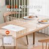 Plastic Table Cover, 42 x 72 Inch 2.0 mm Thick Clear Table Protector, Rectangle PVC Desk Mat, Waterproof & Easy Cleaning Desk Pad Tablecloth
