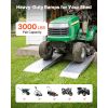 Aluminum Trailer Ramps, 2PCS 39 x 12 in, Heavy-Duty ATV Ramp Set with Anti-Slip Plates, 3000LBS Combined Capacity Loading Ramps for Motorcycles