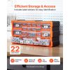 22-Drawer Storage Organizer, Plastic, Drawer Storage Cabinet for Garage Organization, Stackable Small Parts Organizer, Wall-Mounted Toolbox