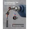 Master Magnetic Impact Nut Driver Set 55PCS, Metric & SAE Sizes, with Socket Adapters, Bit Holder, Wing Nut Driver, Pivoting Nutsetter
