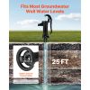 Well Hand Pitcher Pump, 25 ft Maximum Lift, Antique Cast Iron Manual Hand Water Pump, NPT 1-1/4 in Connection, Easy Installation