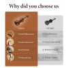 Professional 4/4 Full Size Violin Set - Durable, Lightweight Design with Stable Rich Sound, Smooth Finish & Complete Accessories