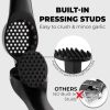 Kitchen Premium Garlic Press Set – Rust Proof & Dishwasher Safe Garlic Mincer Tool with Silicone Garlic Peeler & Brush, Easy Squeeze & Clean