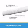 PVC Shower Hose 71 Inches Extra Long Smooth Handheld Shower Hose Flexible Anti-Kink Handheld Shower Head Hose with brass spin inner core White